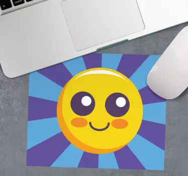 Podloga za miš anime sretno sunčano lice - TenStickers
