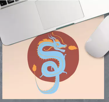 Podloga za miš anime stilizirana ilustracija zmaja - TenStickers