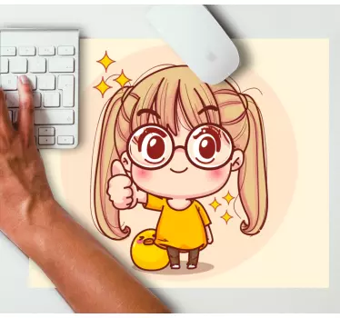 Podloga za miš anime veseli crtani lik - TenStickers