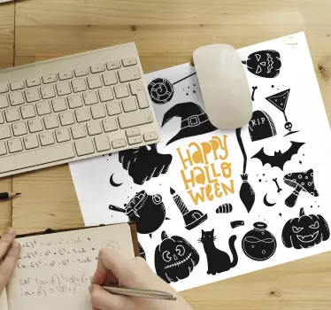 Podloga za miš božić happy halloween kolekcija - TenStickers