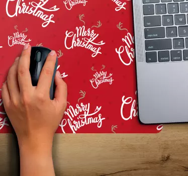 Podloga za miš božić s blagdanskim pozdravima - TenStickers