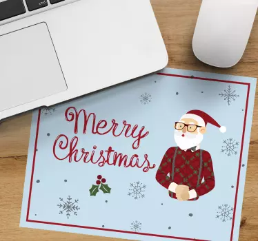 Podloga za miš božić s božićnim djedicom - TenStickers