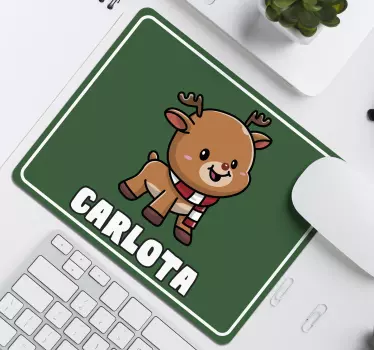 Podloga za miš božić slatki crtani irvas - TenStickers