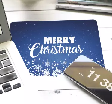 Podloga za miš božić snjegovići za veselu proslavu - TenStickers