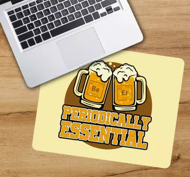 Podloga za miš citat kemija piva - TenStickers