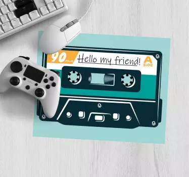 Podloga za miš citat klasične audio kasete - TenStickers
