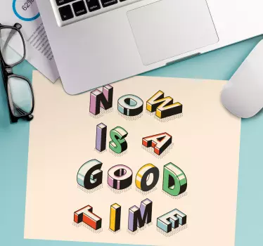 Podloga za miš citat motivacijska tekstualna umjetnost - TenStickers