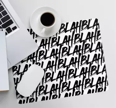 Podloga za miš citat s izrazitim tekstom - TenStickers