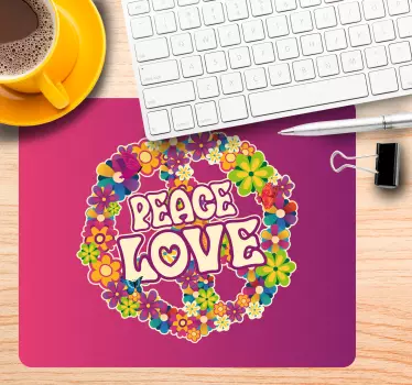 Podloga za miš citat vibrantna botanička harmonija - TenStickers