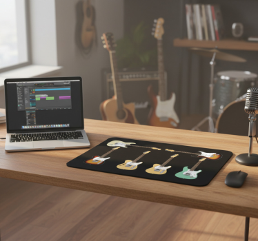 Podloga za miš fender gitare kolekcija - TenStickers