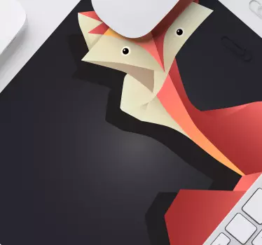 Podloga za miš izvornik apstraktna figura lisice - TenStickers