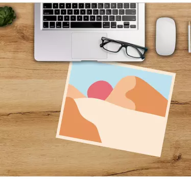 Podloga za miš izvornik apstraktne planinske nijanse - TenStickers