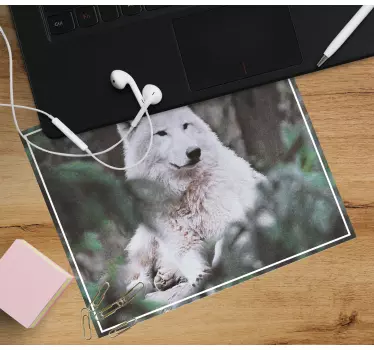 Podloga za miš izvornik arctic wolf serenity - TenStickers