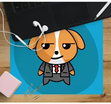 Podloga za miš izvornik dapper canine lik - TenStickers