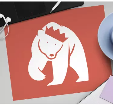 Podloga za miš izvornik dizajn regal bear - TenStickers