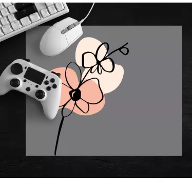 Podloga za miš izvornik floralni minimalistički dizajn - TenStickers