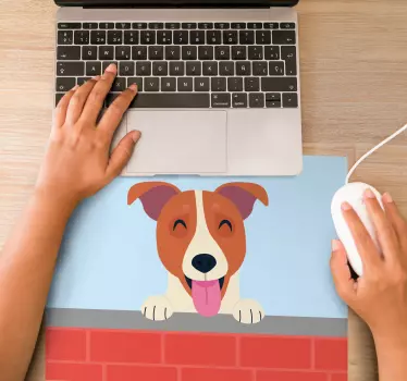 Podloga za miš izvornik igrački pas koji viri - TenStickers