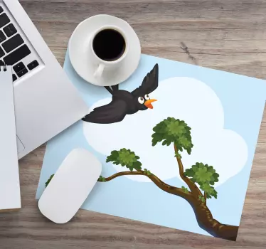 Podloga za miš izvornik ilustracija letaće ptice - TenStickers