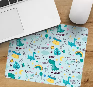 Podloga za miš izvornik kolekcija neobičnih stvorenja - TenStickers