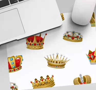 Podloga za miš izvornik kolekcija šarenih kruna - TenStickers