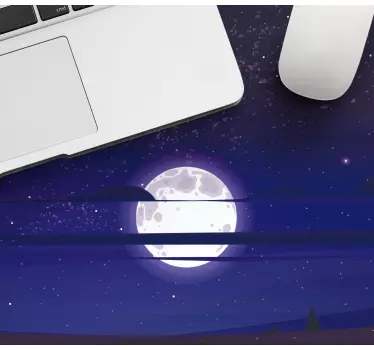Podloga za miš izvornik mjesečeva noćna scena - TenStickers