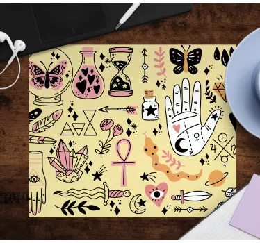 Podloga za miš izvornik mystična simbolika kolekcija - TenStickers