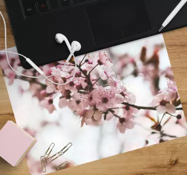 Podloga za miš izvornik nježna cvjetna grana - TenStickers