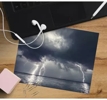 Podloga za miš izvornik oluja nad oceanom - TenStickers