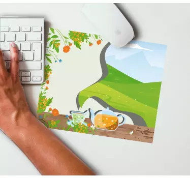 Podloga za miš izvornik osvježavajući biljni čaj - TenStickers