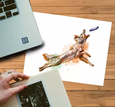 Podloga za miš izvornik pas u letu - TenStickers