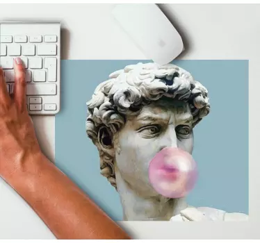 Podloga za miš izvornik pjenušava mramorna skulptura - TenStickers