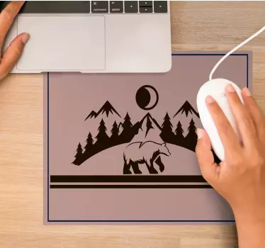 Podloga za miš izvornik planinski pejzaž - TenStickers