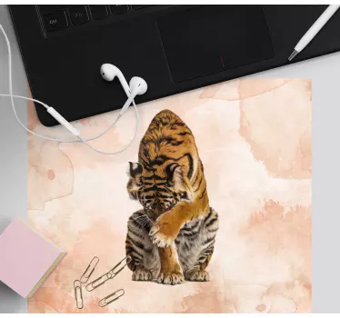 Podloga za miš izvornik razigrani tigar mladunac - TenStickers