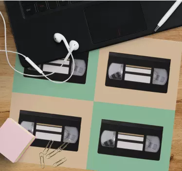 Podloga za miš izvornik retro video kasete - TenStickers
