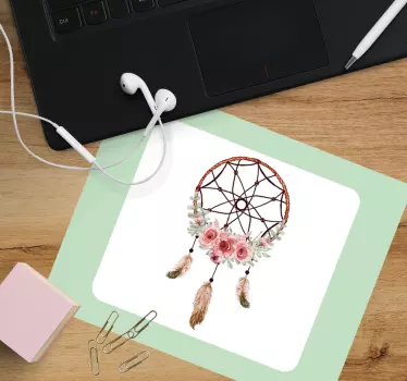 Podloga za miš izvornik s cvjetnim lovcem snova - TenStickers