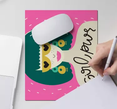 Podloga za miš izvornik s odvažnom ženom ilustracijom - TenStickers