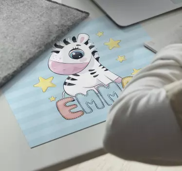 Podloga za miš izvornik s simpatičnom zebrom - TenStickers