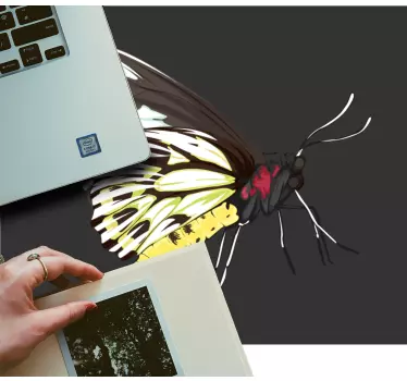 Podloga za miš izvornik s stiliziranom ilustracijom leptira - TenStickers