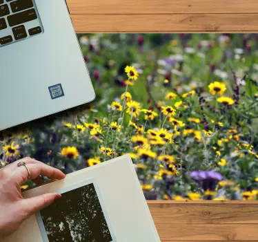 Podloga za miš izvornik s vibrantnim cvjetnim uzorkom - TenStickers