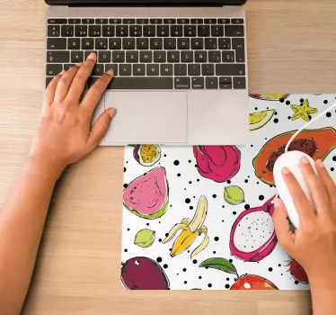 Podloga za miš izvornik s vibrantnim voćnim uzorcima - TenStickers