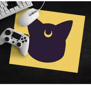 Podloga za miš izvornik silueta stilizirane mačke - TenStickers