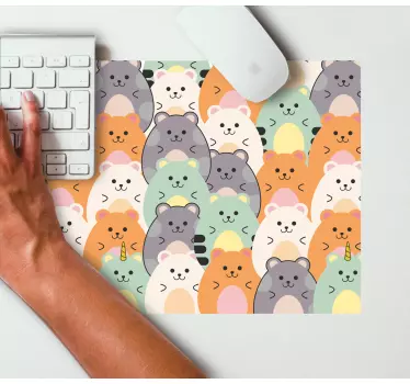 Podloga za miš izvornik slatka lica životinja - TenStickers