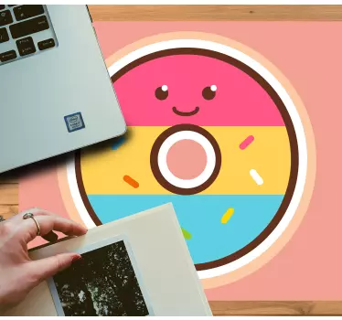 Podloga za miš izvornik slatki lik krafne - TenStickers