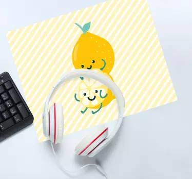 Podloga za miš izvornik slatki voćni likovi - TenStickers