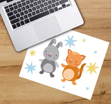 Podloga za miš izvornik slatki životinjski prijatelji - TenStickers