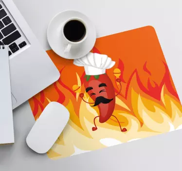 Podloga za miš izvornik smiješni kuhar papar - TenStickers