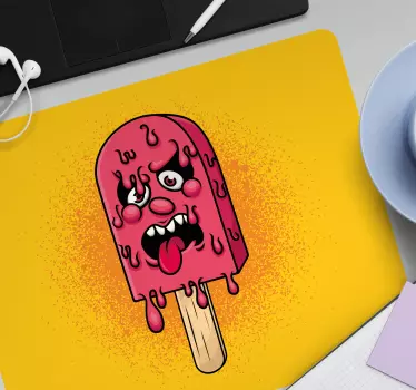 Podloga za miš izvornik smiješni topli zalogaj - TenStickers