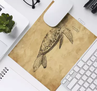 Podloga za miš izvornik turtleski crtež umjetnosti - TenStickers
