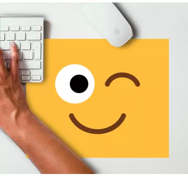 Podloga za miš izvornik vesela žuta ekspresija - TenStickers
