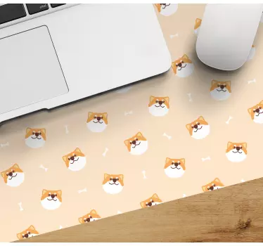 Podloga za miš izvornik veseli lica shibe - TenStickers